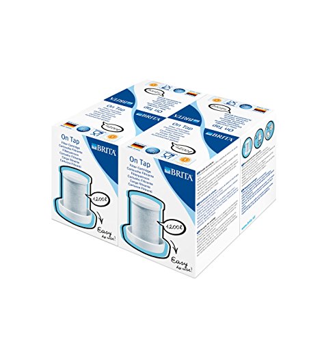 Imagen principal de Brita On Tap Filtro de Agua para Grifo ? 4 Cartuchos de Recambio para 