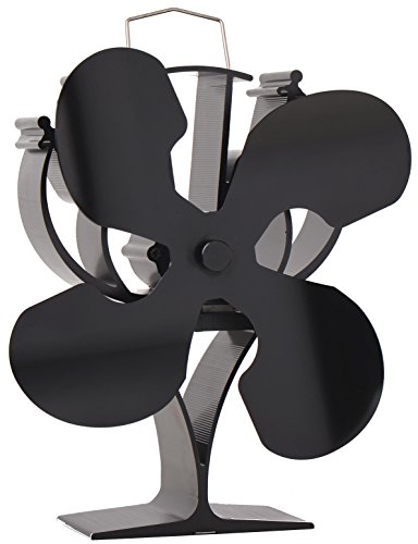 Imagen principal de VODA Ventilador de estufa de 4 aspas alimentado por calor para leña/q