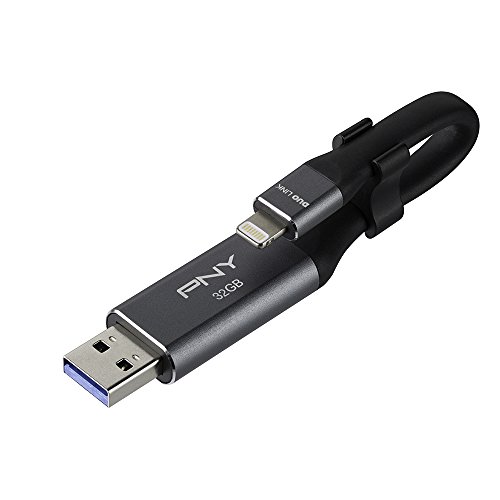 Imagen principal de PNY Duo-Link 3.0 32GB USB 3.0 (3.1 Gen 1) Tipo A Gris unidad flash USB