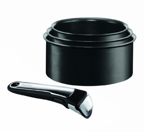Imagen principal de Tefal Juego de 3 ollas + 1 Mango Ingenio L3209502