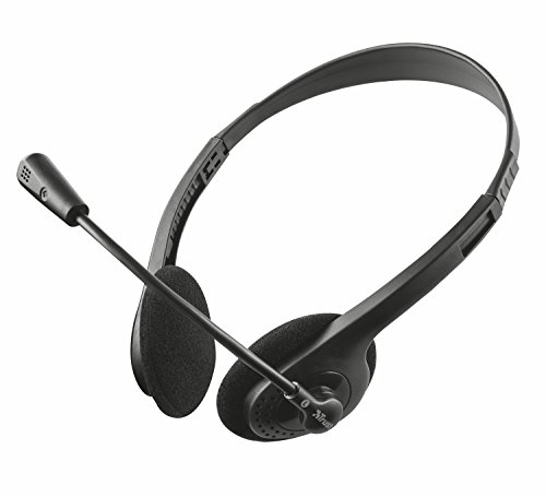 Imagen principal de Trust Ziva - Auriculares con micrófono para Ordenador, Color Negro