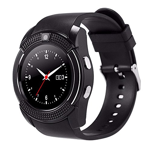Imagen principal de ZOMTOP V8 Deporte Bluetooth Ronda de la muñeca Smart Watch cámara SI