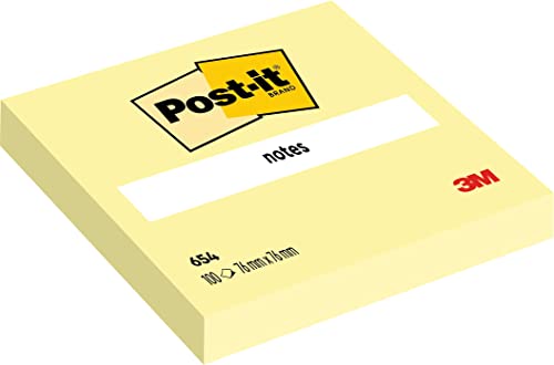 Imagen principal de Post-it Notas Canary Yellow - Paquete de 12 Blocs, 100 Hojas por Bloc 