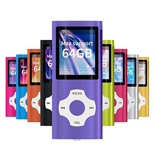 Imagen principal de mymahdi MP4 MP3/portátil, 1.8 Inch devaient Purple with and LED Scree