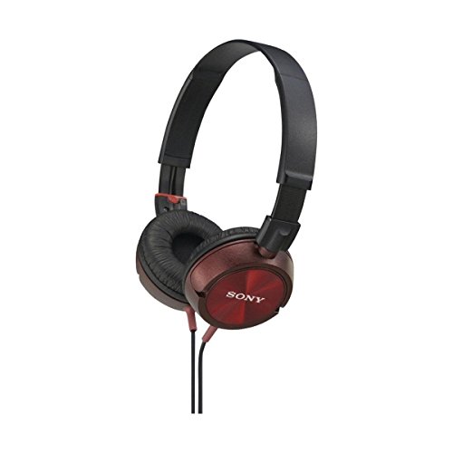 Imagen principal de Sony MDRZX300R - Auriculares de diadema cerrados, negro y rojo