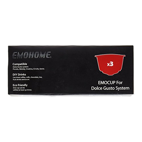 Imagen principal de Emohome - Capsulas Recargables para Dolce Gusto - 3 cápsulas