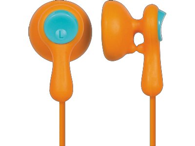 Imagen principal de Panasonic RP-HV41-D Auriculares de botón Naranja (Versión Importada)