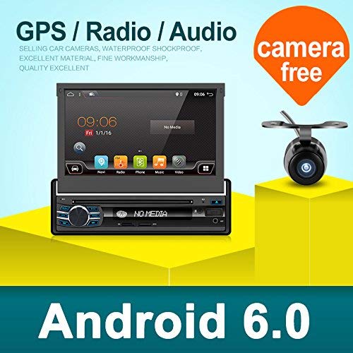 Imagen principal de 2G RAM Android 7.1 7 Solo DIN Cuádruple Pantalla táctil Estéreo del