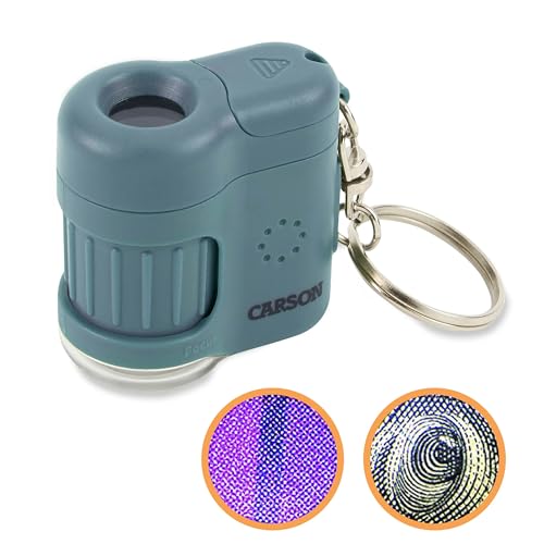 Imagen principal de Carson Microscopio de Bolsillo MicroMini de 20x con Luces LED y UV y L