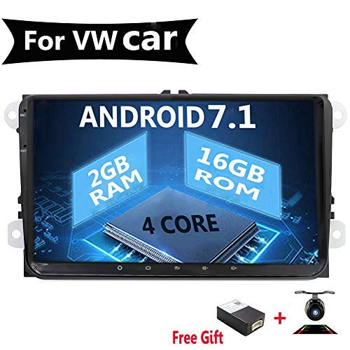 Imagen principal de Android Autoradio 2 Din Car Stereo Compatible para Volkswagen VW SEAT 