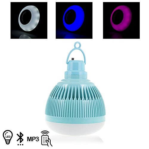 Imagen principal de Silica DMT124BLUE - Altavoz Bluetooth lámpara LED L3S, Color Azul