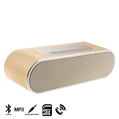 Imagen principal de Silica DMT143GOLD - Altavoz Bluetooth con Carcasa metálica H2, Color 