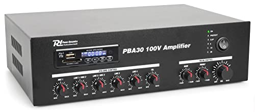 Imagen principal de Power Dynamics PBA30 - Amplificador 100V con Tecnología Bluetooth, 30