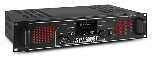 Imagen principal de Skytec SPL 2000BTMP3 Hogar Alámbrico Negro - Amplificador de audio (2