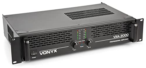 Imagen principal de Vonyx VXA-3000 PA Amplificador estéreo de Calidad 2 X 1500W a 4 ohmio
