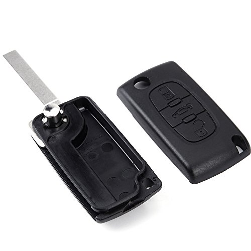 Imagen principal de 3 Botones Carcasa de Mando Key Llave Coche para Peugeot 407/407 SW