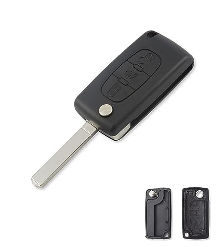 Imagen principal de Carcasa de mando a distancia para llave con hoja y 3 teclas