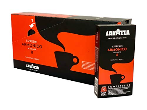 Imagen principal de Lavazza Cápsulas de Café Compatibles Nespresso Espresso Armonico, 10