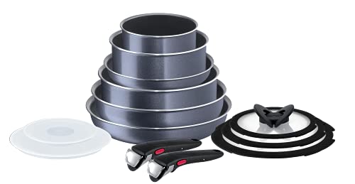 Imagen principal de Tefal Tela, Esmalte, Negro/Plata, 13 Piece