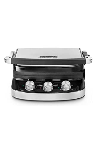 Imagen principal de DeLonghi 0179415012 Contact grill, acero/negro, 41.7 x 36.6 x 30.7 cm)