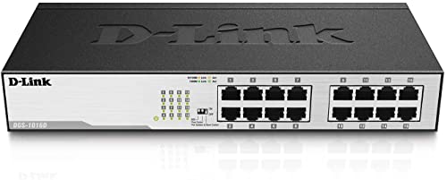 Imagen principal de D-Link DGS-1016D/E - Switch 16 puertos Gigabit 1000 Mbps, LAN RJ-45, s