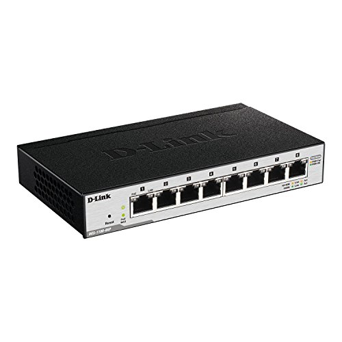 Imagen principal de D-Link DGS-1100-08P - Switch PoE 8 Puertos Gigabit 1000 Mbps (LAN RJ-4
