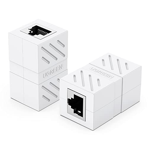 Imagen principal de UGREEN 2 Unidades Adaptador RJ45 Hembra a Hembra, Conector RJ45 Hembra