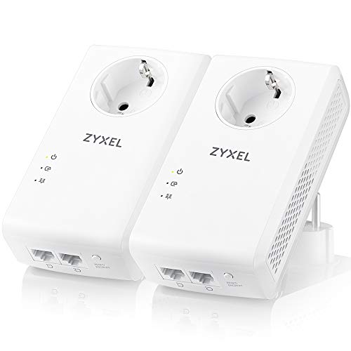 Imagen principal de Zyxel 1800 Mbps Adaptador de Red por Línea Powerline Pass-Thru, Ether
