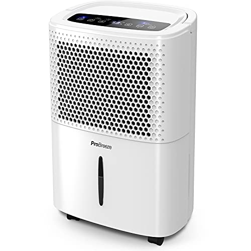 Imagen principal de Pro Breeze Deshumidificador Silencioso 12L, Depósito Extraíble y Des
