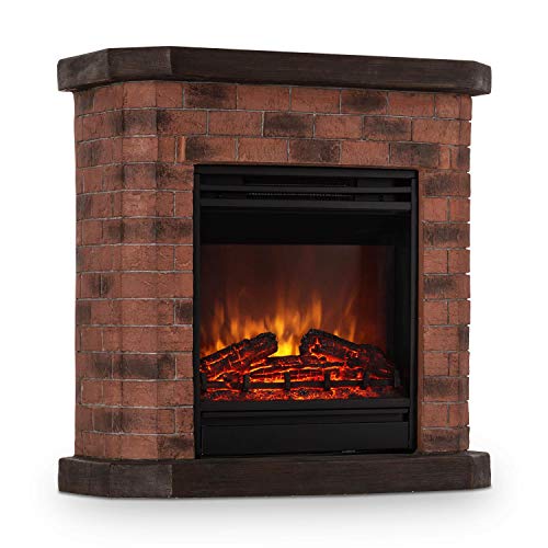 Imagen principal de KLARSTEIN Chimenea eléctrica Rojo-marrón