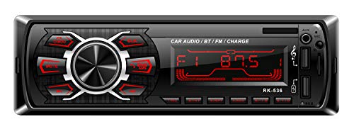 Imagen principal de Autoradio Bluetooth, RIXOW Manos Libres Estéreo de Coche, Apoyo de Re