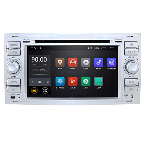 Imagen principal de 7 Pulgadas Android 10 Quad Core Car en Dash Radio Estéreo de Doble DI
