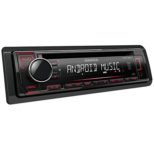 Imagen principal de KENWOOD KDC-120UR, Autorradio, Radio, CD, Aux, USB, USB Type-A, Negro,