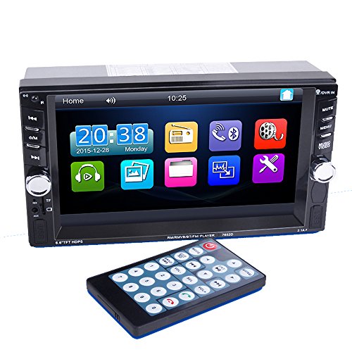 Imagen principal de PolarLander Radio de Coche de 2 DIN 6.6 Pulgadas Bluetooth en el Table