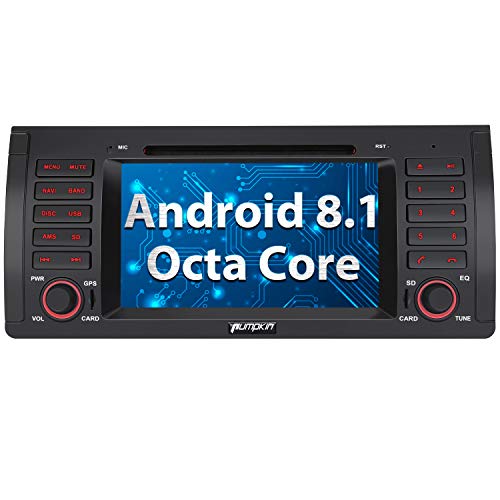Imagen principal de Pumpkin Android 8.0 Autoradio GPS Navegador para BMW E39 soporta DVD/B