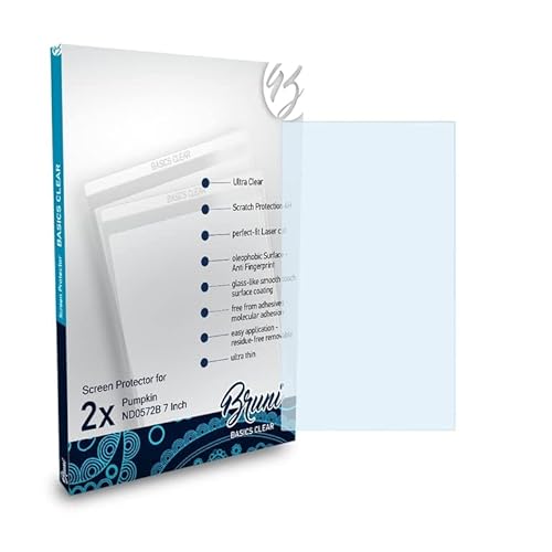 Imagen principal de Bruni Película Protectora Compatible con Pumpkin ND0572B 7 Inch Prote