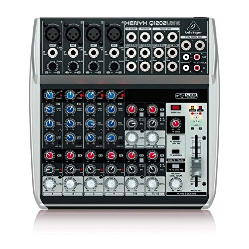 Imagen principal de Mezclador Behringer XENYX Q1202USB Premium de 12 entradas y 2 buses co