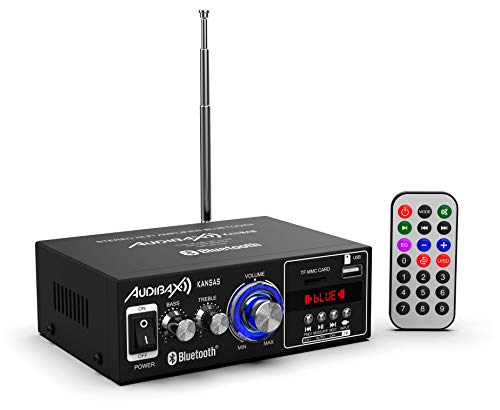 Imagen principal de Audibax KANSAS Amplificador HiFi con Bluetooth / MP3 / FM 2 x 40W (Rea