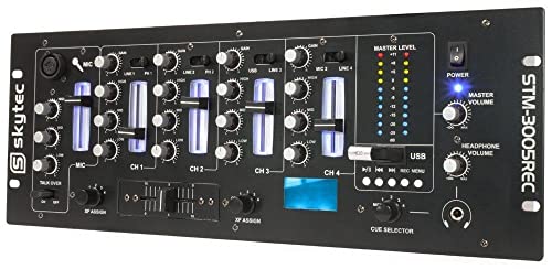 Imagen principal de Skytec STM-3005REC Mezclador de 4 canales EQ MP3 Grabacion