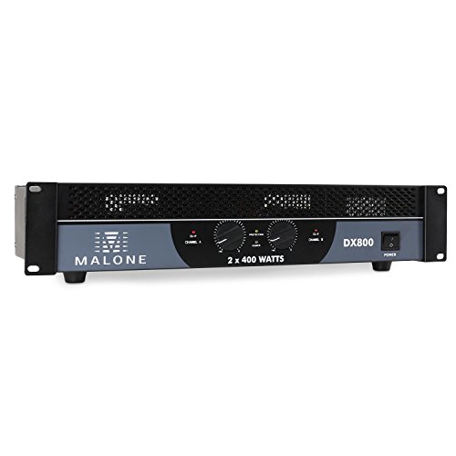 Imagen principal de Malone DX800 Amplificador de Audio portátil (800 W de Potencia, 2 Can