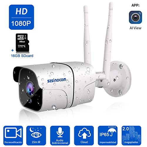 Imagen principal de Cámara 1080P Vigilancia IP Cámara WIFI,SZSINOCAM cámara ip Smart Ho