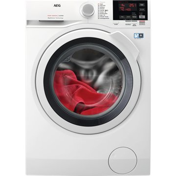 Imagen principal de AEG l7wbg841 Independiente Carga frontal a color blanco lavadora con s