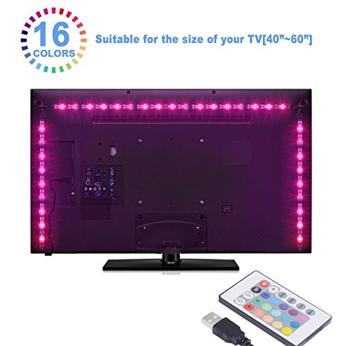 Imagen principal de Sunnest Led TV Tira Led RGB 5050 2Metros Led Para TV Impermeable Energ