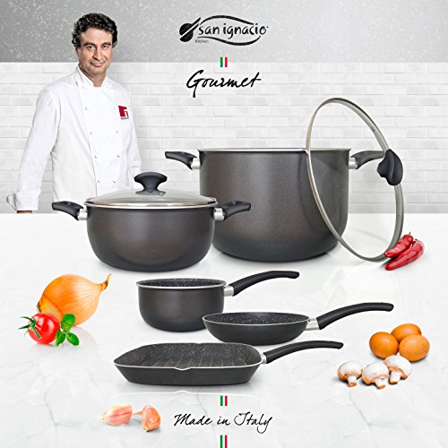 Imagen principal de San Ignacio Set Best Choice Batería de Cocina Gourmet, Vidrio, Gris O
