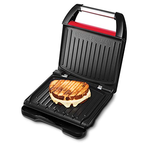 Imagen principal de George Foreman Grill Steel Family - Parrilla Eléctrica, Bandeja de Go