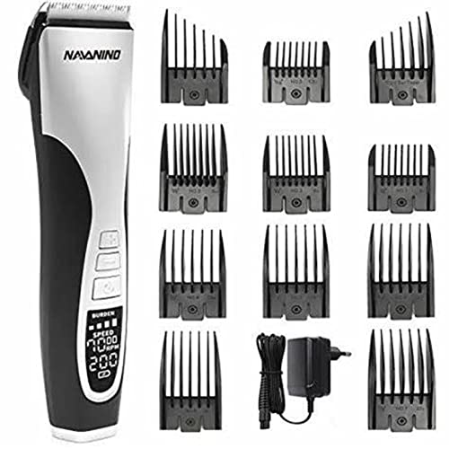 Imagen principal de Cortapelos Profesional Hombre, NAVANINO Cortador de Pelo Recargable, B