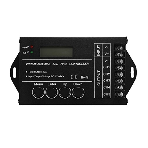 Imagen principal de Kreema TC420 DC12-24V 20A 5 canales programables LED regulador de tiem
