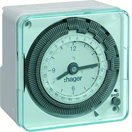 Imagen principal de Hager EH710 - Interruptor horario esfera diaria 220v-50 sin reserva co