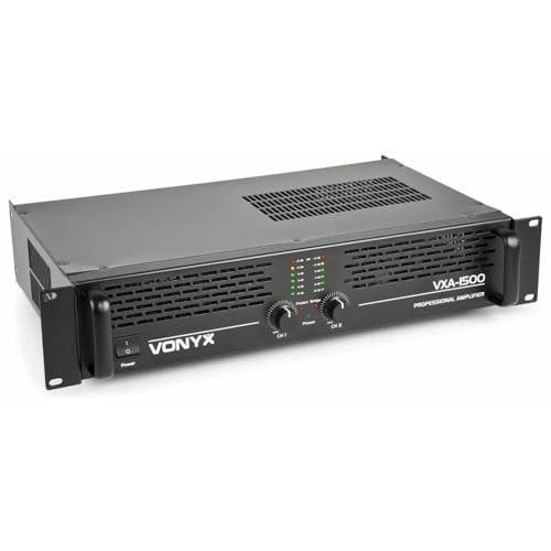 Imagen principal de Vonyx VXA - 1500 - Amplificador profesional, 2x 750 vatios, conexión 